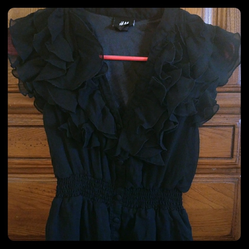 Ruffled blouse